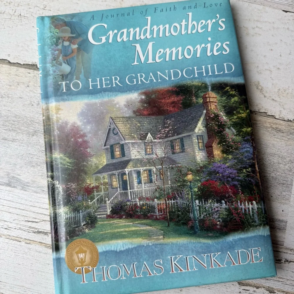 Vintage Thomas Kincade Grandmother’s Memories Journal (1999) Journaling Keepsake